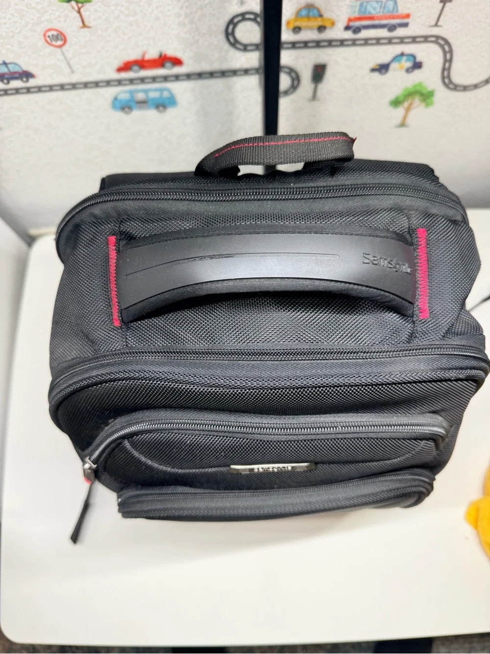Samsonite Black Men's Backpack with Front Organizer Pockets
